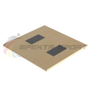 Купить Помост тяжелоатлетический 3х3х0,1м, рез. амортизаторы 1х0,5х0,04м в Вольске 