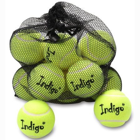 Купить Мяч для большого тенниса Indigo (12 шт в сетке) начальный уровень в Вольске 